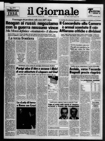 Il giornale : quotidiano del mattino